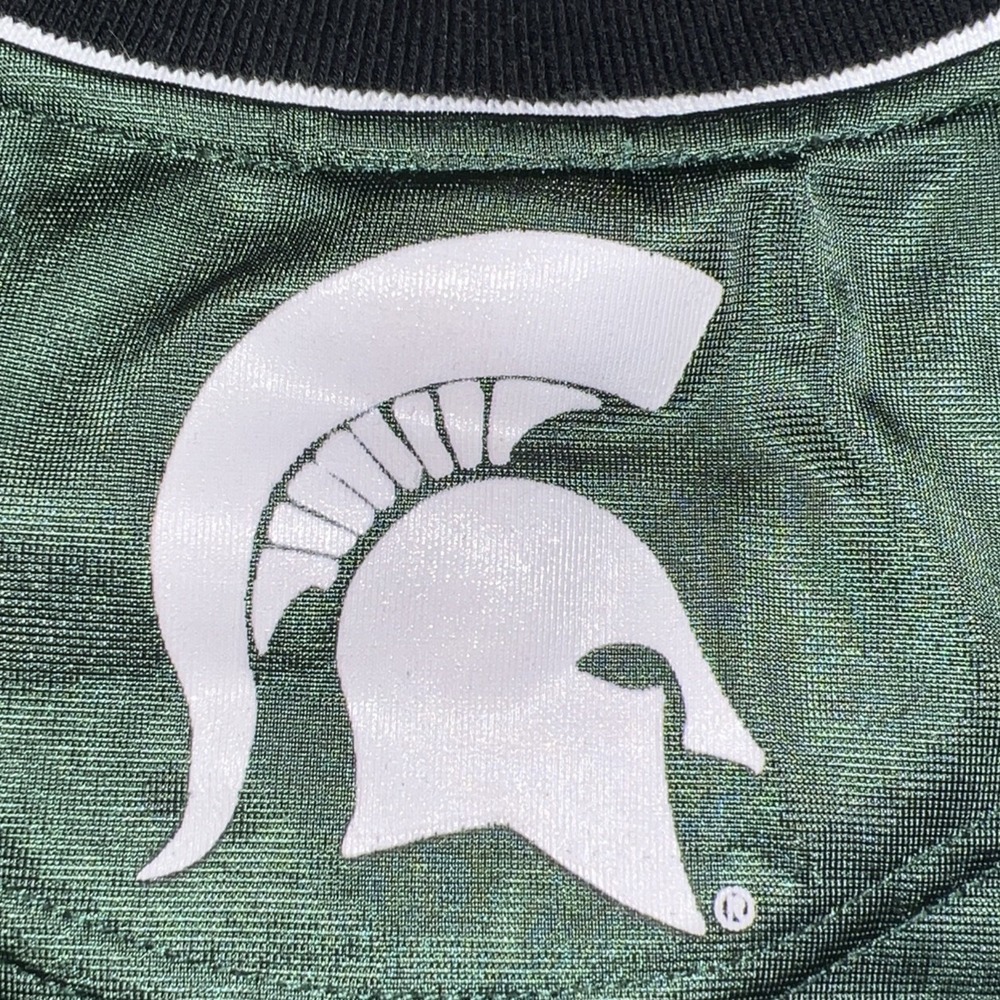 Starter Michigan State Spartans Green Sleeveless Jersey Tank XL 18/20 NCAA - Picture 8 of 9